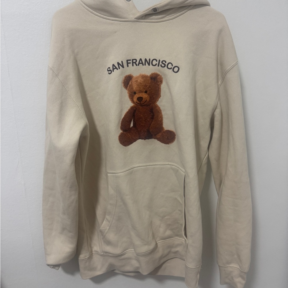 San Francisco Bear Hoodie - Cream